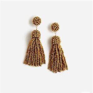 J. Crew Faceted Tassel Earrings